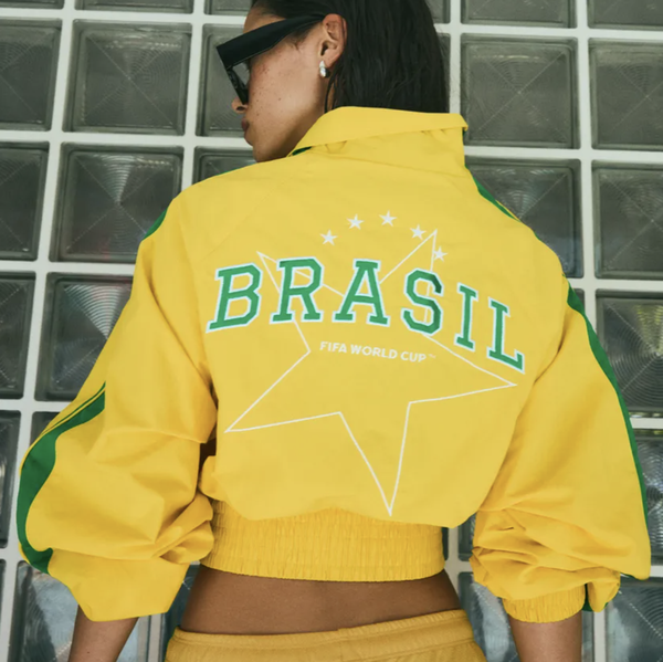 Jaqueta de nylon Brasil FIFA WORLD CUP