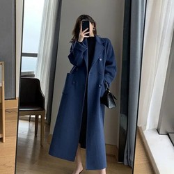 Casaco Feminino Longo de Lã Batida Zoki