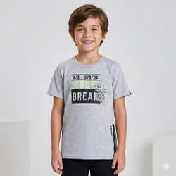 CAMISETA MASCULINA 47955 PULLA BULLA CINZA