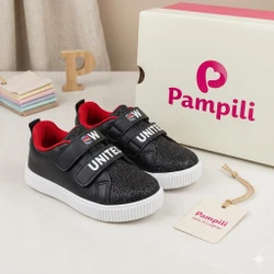 TENIS PAMPILI INFANTIL LUNA PRETO SINT NOW UNITED 435193 