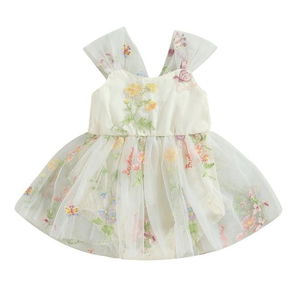 Vestido Tule Jardim Encantado