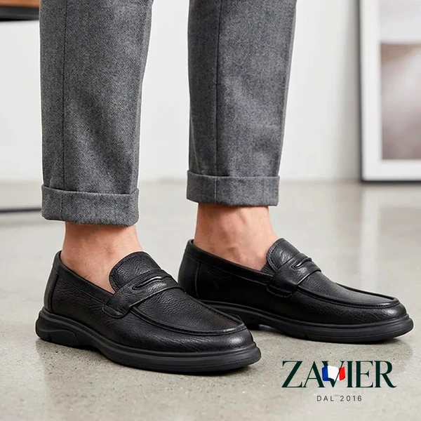 [COMPRE 1 E LEVE 2] Mocassim Masculino em Couro Italiano – Leve e Antiderrapante