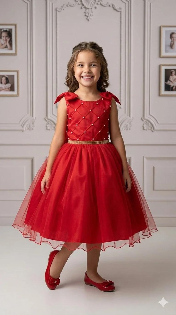 Vestido Luxo - Vermelho 