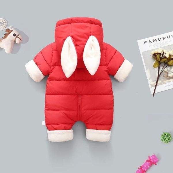 Macacão Inverno Com Enchimento Bebê  3-24 Meses