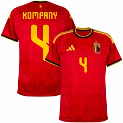 Camisa Seleção Bélgica Home 2026/27 Kompany 4