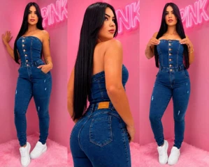 MACACÃO TOMARA QUE CAIA PIMENTA ORIGINAL COM LYCRA