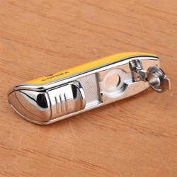 Isqueiro Maçarico Cohiba 528 - Amarelo (3 Chamas)
