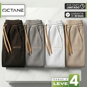 [PAGUE 2, LEVE 4] Kit de Calças Bestout Masculina em Veludo e Algodão com Cordão + BRINDE Surpresa!