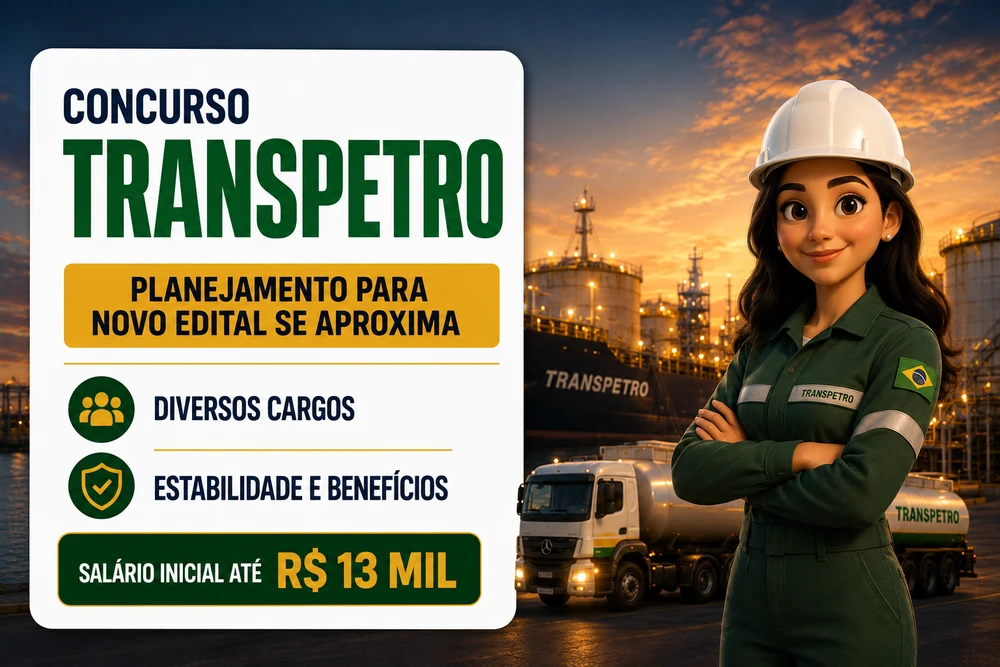 Concurso Transpetro 2026: empresa confirma planejamento para novo edital; veja o que já se sabe