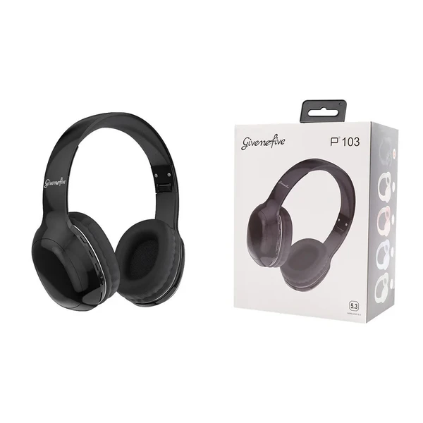  Fone de ouvido sem fio p103 com iluminação, redução de ruído, estéreo, fones de ouvido para computador, jogos, escritório,