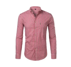 Camisa Social Masculina Manga Longa Quadriculada Matezzo