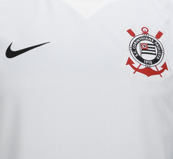 Camisa Corinthians I 26/27 s/n Torcedor Nike Masculina - Branco+Preto