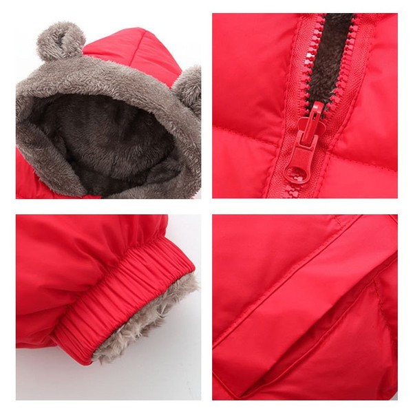 Jaqueta Infantil Puffer Peluciada - Bear