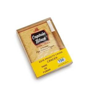Cigarrilha Captain Black Dark Crema - Pt (8)