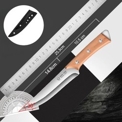 Faca de seleção de osso de aço inoxidável de alta qualidade, acessórios de cozinha, faca afiada especial de açougueiro para ovelhas, porcos e gado
