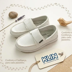 SAPATO MOCASSIM INFANTIL MASCULINO SIDER BRANCO KLIN - 296009