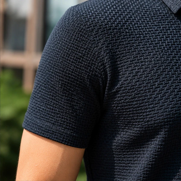 [LEVE 5 PAGUE 3] Camisa Masculina Novex em Seda Gelo e Elastano (Luxo Masculino em Cada Detalhe)