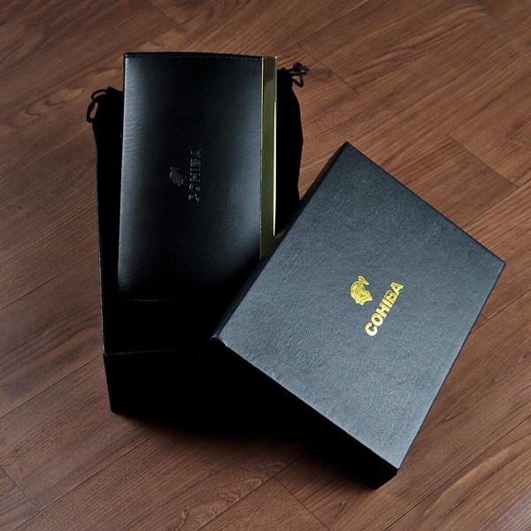 Umidor de Viagem Cohiba para 4 Charutos Deluxe - Preto