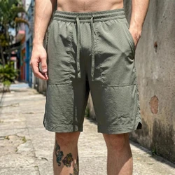 [Leve 4, Pague Só 2!] Bermuda Kratos Masculina em Poliéster de Alta Tenacidade e Elastano de Ventilação Extrema com Trama Microperfurada
