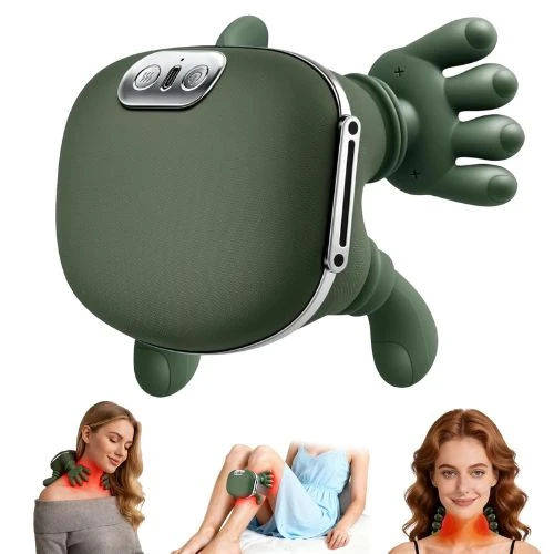 Massageador Elétrico 4D para Pescoço e Ombros com Aquecimento