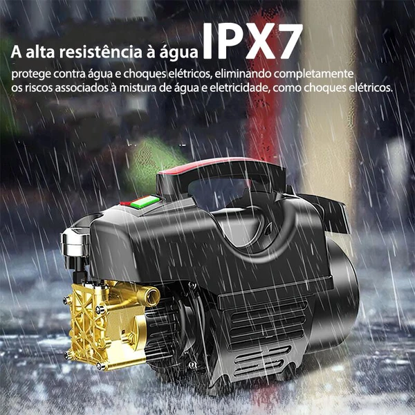 Lavadora de Alta Pressão Soarfly 4800W 245bar — Motor por Indução (127V ou 220V)