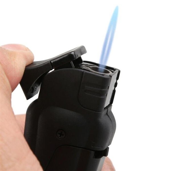 Isqueiro Maçarico Slim Jet Zengaz - Preto (1 Chama)