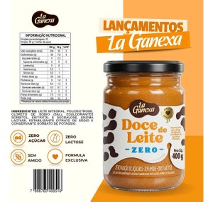 DOCE DE LEITE - ZERO - 400G - LA GANEXA