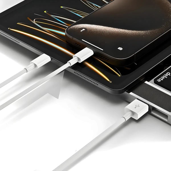 KIT 5 Cabos Lightning Conector USB