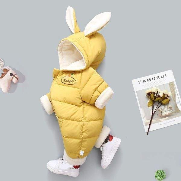 Macacão Inverno Com Enchimento Bebê  3-24 Meses