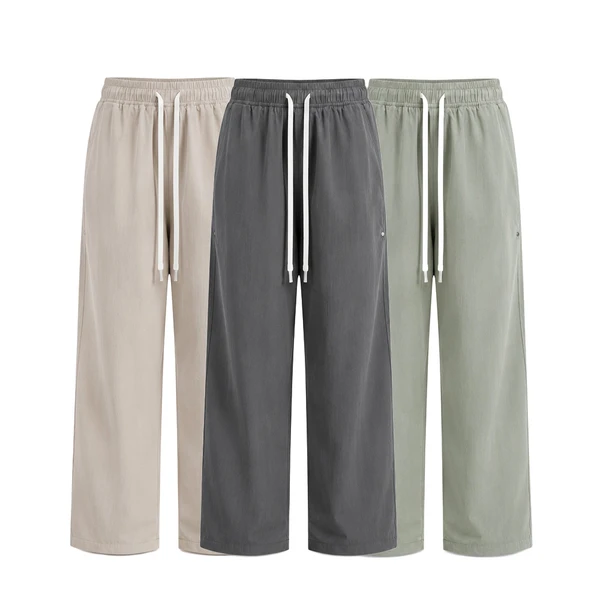 [LEVE 3 PAGUE 2] Calça Feminina Flora em Seda Gelo e Sarja (Um toque chic para o seu look!)
