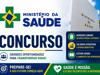 Concurso Ministério da Saúde é solicitado com 7.027 vagas