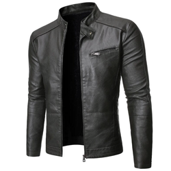 Jaqueta Masculina de Couro Madrid