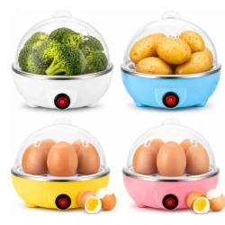 Cozedor Elétrico de Ovos Portátil para Até 7 Ovos