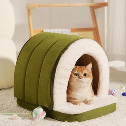 [ÚLTIMAS UNIDADES] Cama Ortopédica Caverna - Escadinha Pet + Pelúcia de BRINDE