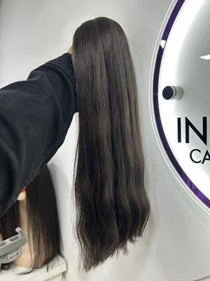 Cabelo Vietnamita Ondulado Natural Castanho claro -  55cm (100g)