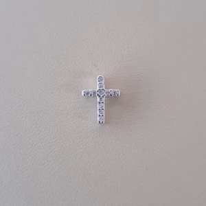 Pingente Galeria Zircônia Cruz 0,80MM (11) BRANCA