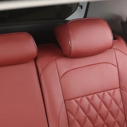 Kit Completo de Capas para Banco de Carro Evurus em Couro Legítimo Universal 5 Lugares Com Airbag + Tapetes e Capa de Volante