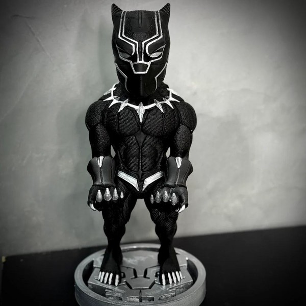 Suporte Premium Action Figure Controle Playstation Xbox Pantera Negra de luxo pintado a mão Pronta Entrega