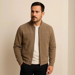 Jaqueta Masculina de Suede Old Money Matezzo