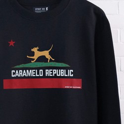 Moletom Caramelo Republic Preto