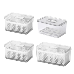 Conjunto Organizadores de Geladeira Coza Dry 4 Peças