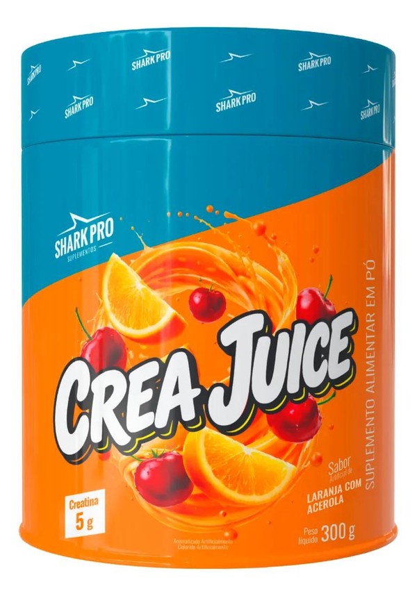 CREATINA MONOHIDRATADA CREA JUICE - 300G - SHARK PRO