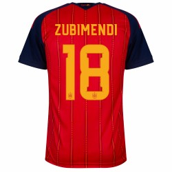 Camisa Seleção Espanha Home 2026/27 Zubimendi 18