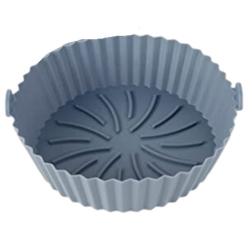 2x Formas de silicone reutilizável para Airfryer