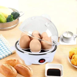 Cozedor Elétrico de Ovos Portátil para Até 7 Ovos