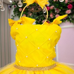 Vestido Luxo - Amarelo 