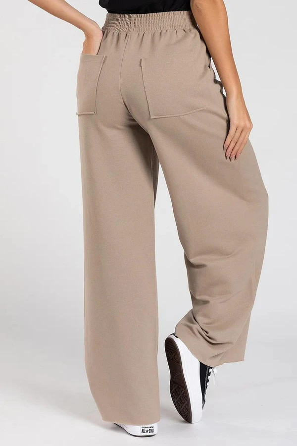Calça Moletom Sem Pelúcia Wide Leg Tai Terra