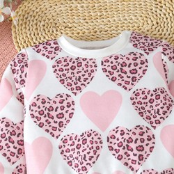 Conjunto Moletom e Jeans Leopardo Rose