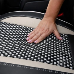 Kit Completo de Capas para Banco de Carro Reverse em Couro Legítimo Universal 5 Lugares Com Airbag + Tapetes e Capa de Volante