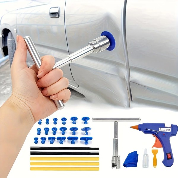 Kit de remoção Dent Extrator Paintless, Ferramenta de reparo do carro Dent, Auto parte do corpo, Chapa mecânica, Conjunto de ferramentas manuais
